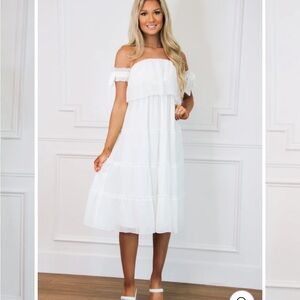 Tiered midi dress